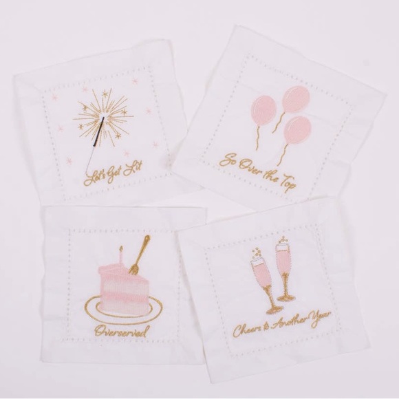 Birthday Girl Cocktail Napkin Set - Picture 2 of 2